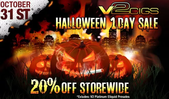 V2Cigs Halloween Banner