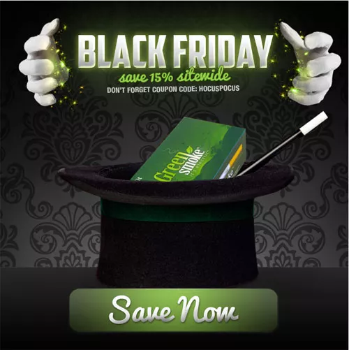 Green Smoke Black Friday discount coupon code